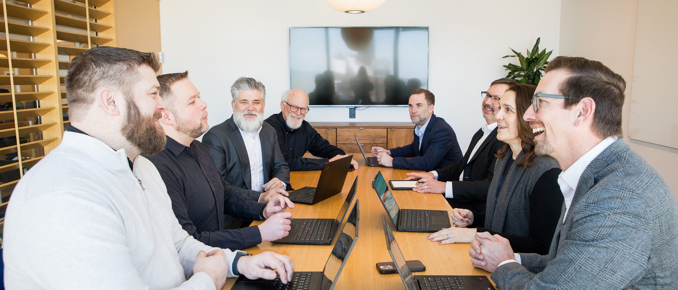 Business Team talking in meeting